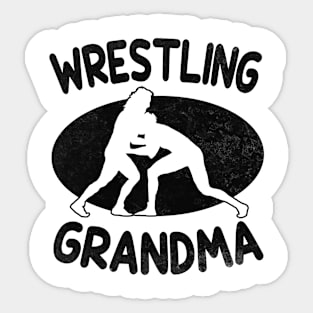 Funny Wrestling Grandma Wrestling Lover Mothers Day Sticker